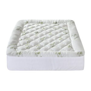 Giselle King Mattress Topper 5Cm Bamboo Cooling Pad - Image 4