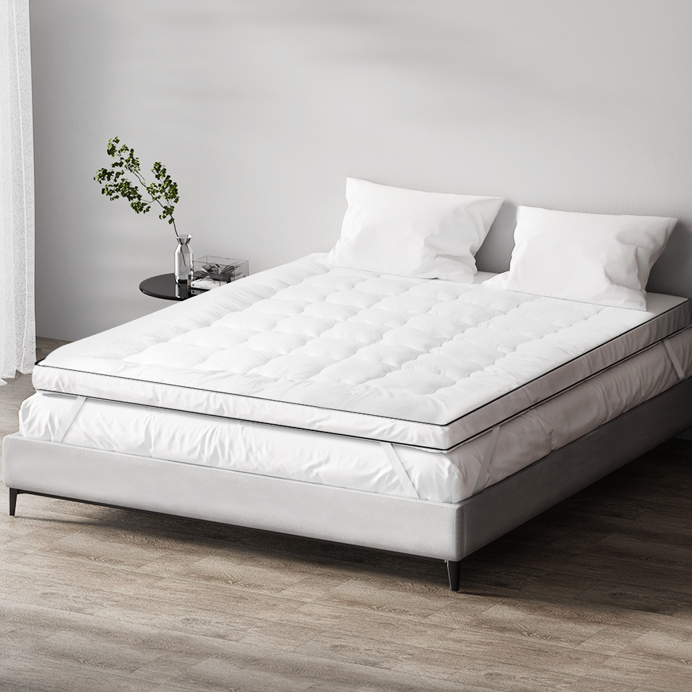Giselle Bedding Pillowtop Mattress Topper 5Cm Thick Mattress Pad For Back Pain Relief &Amp; Old Beds Machine Washable 500Gsm Breathable Protector Single – Auz Sales Online Giselle Bedding Pillowtop Mattress Topper 5Cm Thick Mattress Pad For Back Pain Relief &Amp; Old Beds Machine Washable 500Gsm Breathable Protector Single