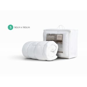 Giselle Bedding Pillowtop Mattress Topper 5Cm Thick Mattress Pad For Back Pain Relief &Amp; Old Beds Machine Washable 500Gsm Breathable Protector Single – Auz Sales Online Giselle Bedding Pillowtop Mattress Topper 5Cm Thick Mattress Pad For Back Pain Relief &Amp; Old Beds Machine Washable 500Gsm Breathable Protector Single - Image 2