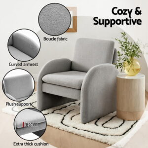 Boucle Accent Armchair