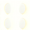 (Pack of 4）LED Motion Sensor Night Light Indoor, Cordless Battery Powered,Stick-on Warm White Light with Built-in Infrared Motion Detection, Sensor Light for Hallway,Bedroom