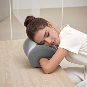 Ergonomic Multi-Functional Nap Pillow - Desk Rest Pillow With Neck/Side Support, Memory Foam Cushion For Office, Home &Amp; Travel(Black) - Image 10