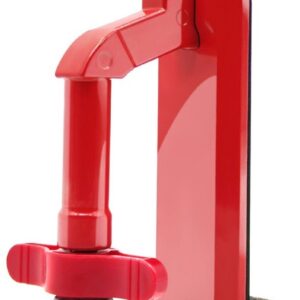 Heavy Duty Portable Door Lock for Travel, Adjustable Door Stopper for Home Security, No Drill Anti-Theft Door Jammer for Women, Kids, Solo Living (Red)