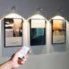 3-Pack Rechargeable Led Wall Spotlight For Art – Wireless Motion Sensor Picture Light With Remote, 3 Color Temperatures, Dimmable &Amp; Adjustable Head, No Wiring Needed (White) Product Image Auz Sales Online