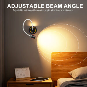 Rechargeable Motion Sensor Night Light – Diy Silicone Hose Lamp For Bedroom &Amp; Desk (Orange) | Other Colors Available In Store - Image 6