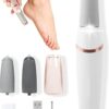 Electric Foot Care File With 2 Adjustable Speeds, 2 Interchangeable Grinding Heads, Led Light, Usb-Rechargeable Design, Compact Handle, Safe For Routine Home Use (White) Product Image Auz Sales Online