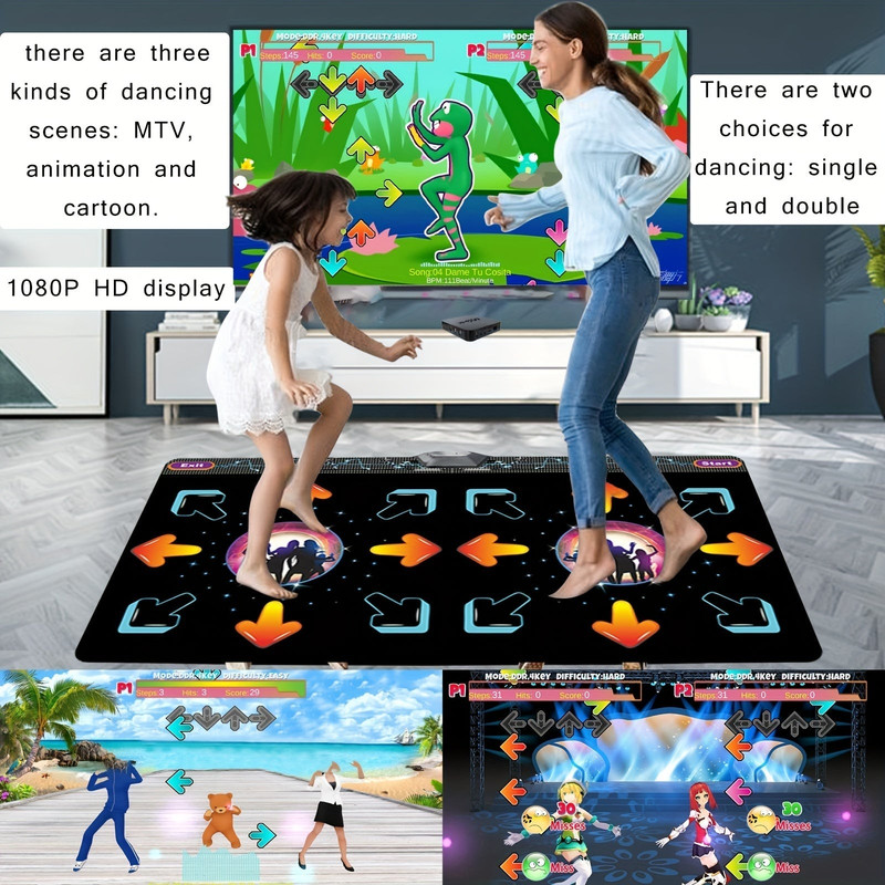 2-Player Dance Mat Game With Motion Sensor – Auz Sales Online 2-Player Dance Mat Game With Motion Sensor