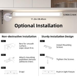 Led Under Cabinet Kitchen Lights For Motion Sensor Light,Dimmable 4000K Under Cupboard Light,Under Counter Light With Automatic Shut Off Timer (Natural White) [Energy Class E] - Image 3