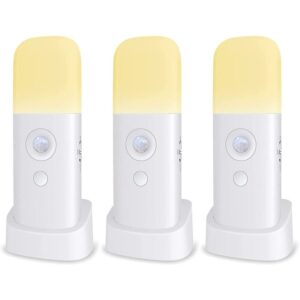 Kids Night Light, Motion Sensor Lamp, Adjustable Brightness, Portable, Rechargeable, For Bedroom, Kids ROom, And Living