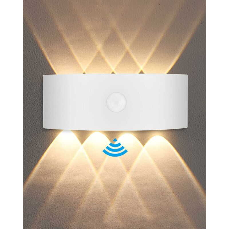 Outdoor Wall Light, 8W Indoor Motion Sensor Lamp, 3000K Warm White Bedroom Wall Light, Waterproof Ip65, Balcony, – Auz Sales Online Outdoor Wall Light, 8W Indoor Motion Sensor Lamp, 3000K Warm White Bedroom Wall Light, Waterproof Ip65, Balcony,