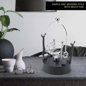 Electronic Perpetual Motion Shake Wiggle Device Swinging Balance Bicycle Physics Science Desk Toy - Image 2