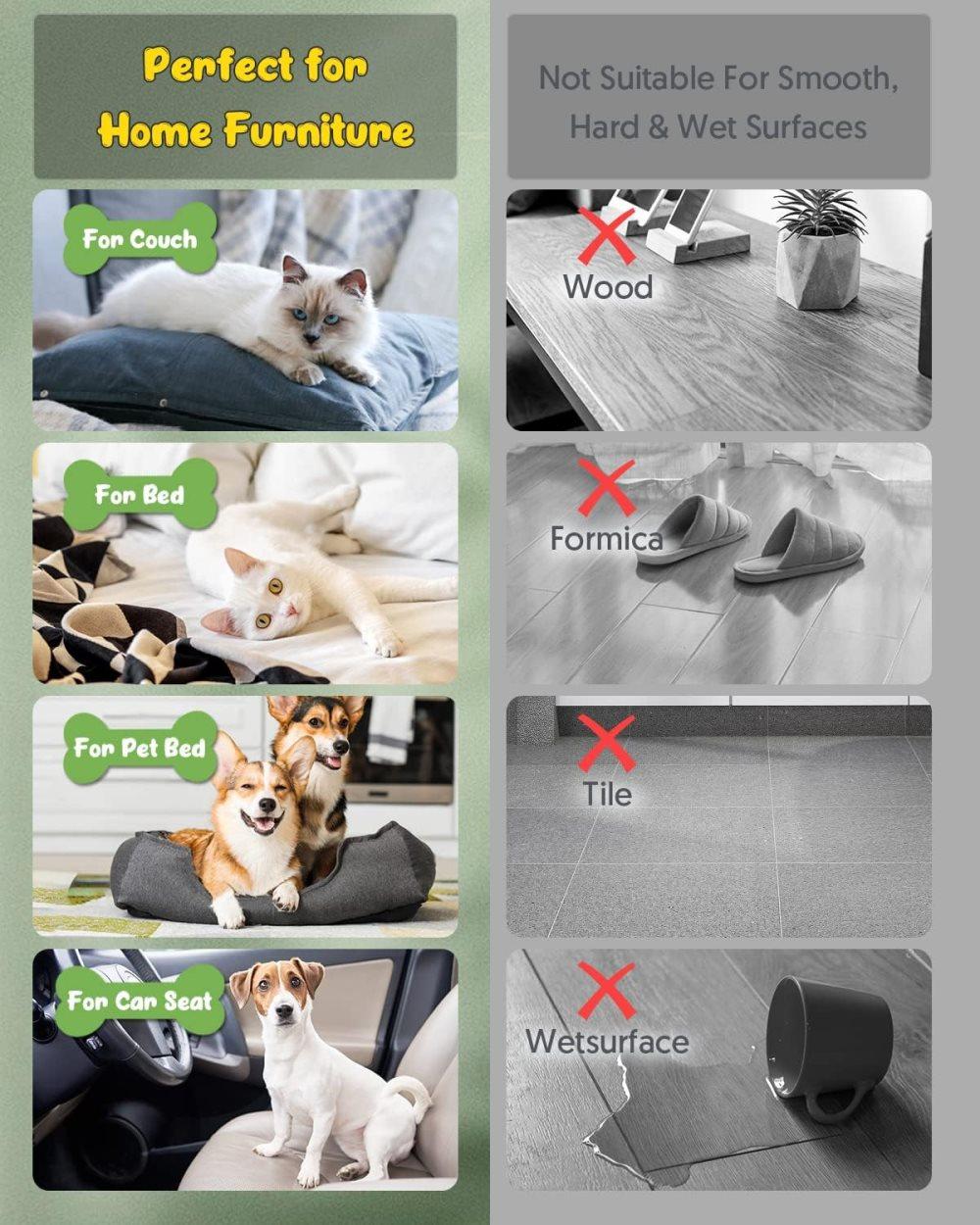 Pet Fur Remover Roller Reusable For Dog And Cat Hair, Compatible With Bed Sofa Carpet, Light Blue – Auz Sales Online Pet Fur Remover Roller Reusable For Dog And Cat Hair, Compatible With Bed Sofa Carpet, Light Blue - Image 6