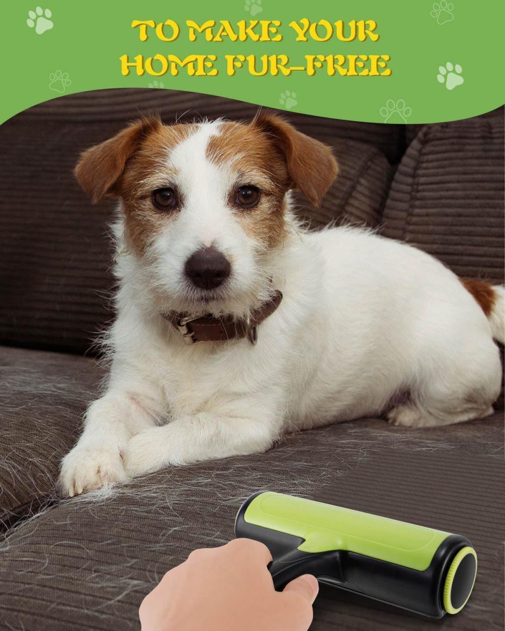 Pet Fur Remover Roller Reusable For Dog And Cat Hair, Compatible With Bed Sofa Carpet, Light Blue – Auz Sales Online Pet Fur Remover Roller Reusable For Dog And Cat Hair, Compatible With Bed Sofa Carpet, Light Blue - Image 7