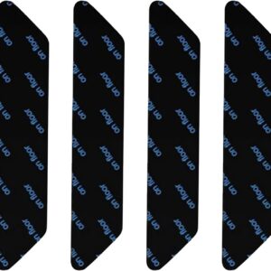 Carpet stoppers - Anti-slip mat - Rug grippers - Rug stopper - Anti-slip stickers - Rug fixer - Sofa cover stopper - Ultra-thin stopper - Carpet undermat - Discreet - Sofa stopper - Black - 4 Pieces