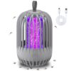 Indoor &Amp; Outdoor Rechargeable Fly Trap Mosquito Zapper With Usb Power Supply, Powerful Electric Mosquito Trap Portable Dual-Function, Gray Product Image Auz Sales Online