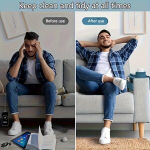 Sofa Cup Holder For Home &Amp; Dorm, Armrest Tray Multifunctional Creative Cup Rack, Perfect Thoughtful Holiday Gift For Family.blue - Image 6