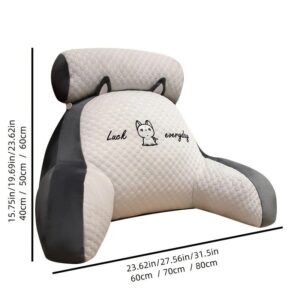 1 Cushion, Includes Pillow Core For Comfortable Back Support, Ergonomic Lumbar Support, Soft Cartoon Cushion, Suitable For Beds, Sofas, Office, And Home Decor, A Thoughtful Birthday Gift For Friends And Family. 60X40Cm.pink - Image 10