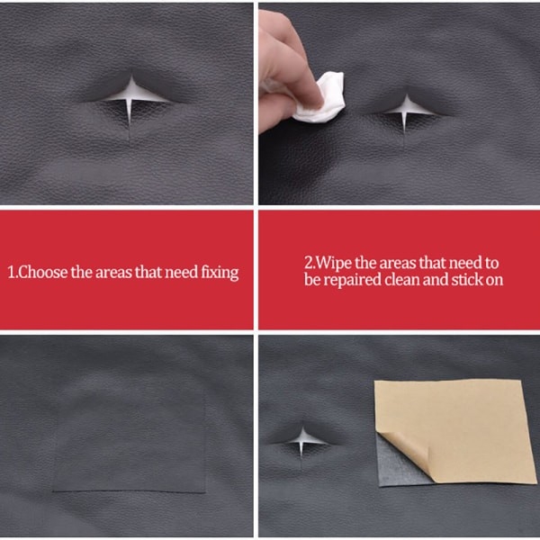 Self-Adhesive Leather Fix Repair Patch Stick Sofa Repairing Sub - Perfect Red 35*137Cm – Auz Sales Online Self-Adhesive Leather Fix Repair Patch Stick Sofa Repairing Sub - Perfect Red 35*137Cm - Image 5