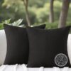 18&Quot; X 18&Quot; Throw Pillows, Outdoor Waterproof Pillows With Inserts, Square Decorative Pillows For Patio Furniture Garden Couch Sofa Home(Black, Set Of 2) – Auz Sales Online 18&Quot; X 18&Quot; Throw Pillows, Outdoor Waterproof Pillows With Inserts, Square Decorative Pillows For Patio Furniture Garden Couch Sofa Home(Black, Set Of 2) Product Image Auz Sales Online