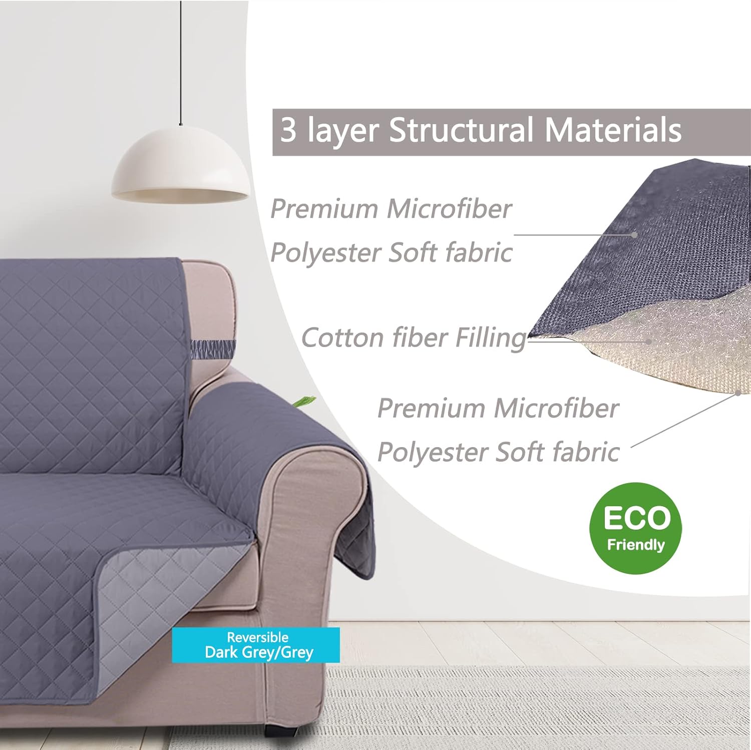 Reversible Sofa Cover Bundles Oversized Sofa – Auz Sales Online Reversible Sofa Cover Bundles Oversized Sofa - Image 4