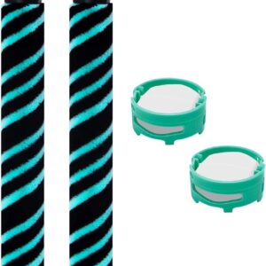 IP1251 IP3251 Vacuum Brush Replacement for Shark IP1250 IP1251C IP1255QCP IP3251C IP3252 IP3150 IP3253 PowerDetect Cordless Vacuum Cleaner, 2 Pack Brushrolls for All Floors