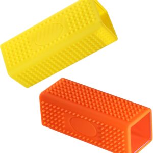 2-Pack Pet Dog Cat Hair Remover for Cars Furniture Carpet Block Roller Sofa Hollow Rubber Cleaner Brush