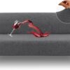 100% Waterproof Armless Futon Cover, Sofa Cover Stretch Jacquard Couch For Futon, Dual Leakproof Furniture Protector Pets, Grey - Product Image Auz Sales Online