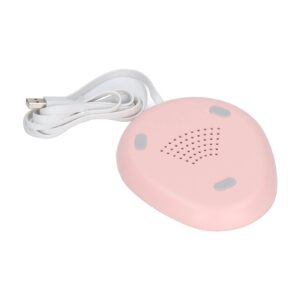 Usb Mug Warmer Constant Temp Waterproof Adjustable Electric Beverage Heating Plate For Ceramic Coffee Cups Pink White - Image 5