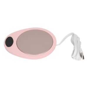 Usb Mug Warmer Constant Temp Waterproof Adjustable Electric Beverage Heating Plate For Ceramic Coffee Cups Pink White - Image 7