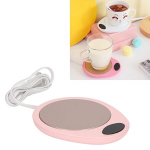 Usb Mug Warmer Constant Temp Waterproof Adjustable Electric Beverage Heating Plate For Ceramic Coffee Cups Pink White - Image 12