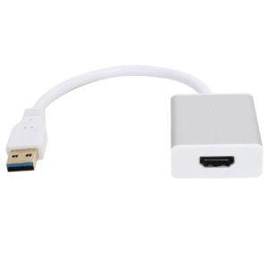 USB to HDMI Adapter with Drive Extend Display DeviceSilver Gray