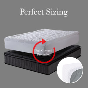 Royal Comfort 1200Gsm Mattress Topper 7-Zone Luxury Queen – Auz Sales Online Royal Comfort 1200Gsm Mattress Topper 7-Zone Luxury Queen - Image 6