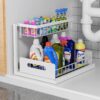 Carla Home 2 Tier Under Sink Organiser With Sliding Drawers For Kitchen &Amp; Bathroom Product Image Auz Sales Online