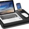 Portable Laptop Desk With Device Ledge Mouse Pad Black Product Image Auz Sales Online