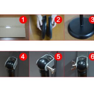 A3 Floor Poster Stand Foyer Pedestal Sign Holder Business Menu Display Stand - Image 9