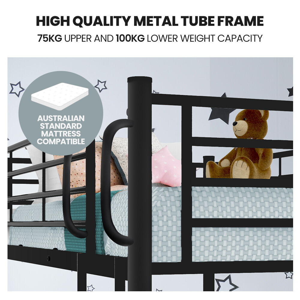 Kingston Slumber Single Metal Bunk Bed Frame – Auz Sales Online Kingston Slumber Single Metal Bunk Bed Frame - Image 3