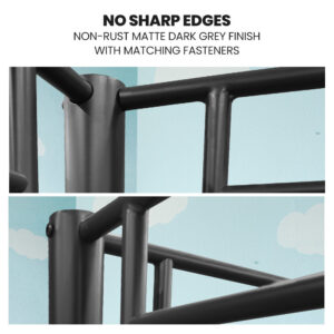 Kingston Slumber Single Metal Bunk Bed Frame – Auz Sales Online Kingston Slumber Single Metal Bunk Bed Frame - Image 4