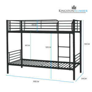 Kingston Slumber Single Metal Bunk Bed Frame – Auz Sales Online Kingston Slumber Single Metal Bunk Bed Frame - Image 9