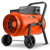 Unimac 15Kw Portable Industrial Electric Space Fan Heater, 32A 3 Phase, Wheel Mounted, Adjustable Thermostat, High Power For Workshop And Warehouse Use Product Image Auz Sales Online