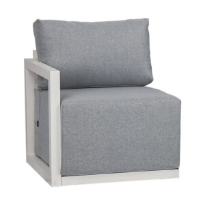 Alfresco Serenity Outdoor Lounge Set – White - Image 10