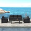 Alfresco 5-Seater Deep-Seated Patio Set – White Product Image Auz Sales Online