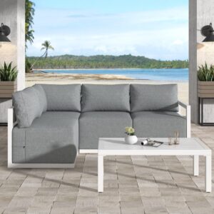 Four-Seat Alfresco Harmony Set – White - Image 4