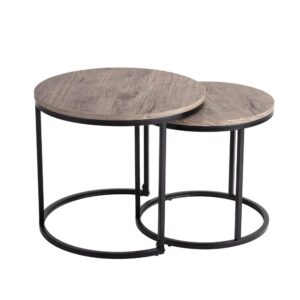 Stack &Amp; Style Nesting Coffee Table Set - Image 4