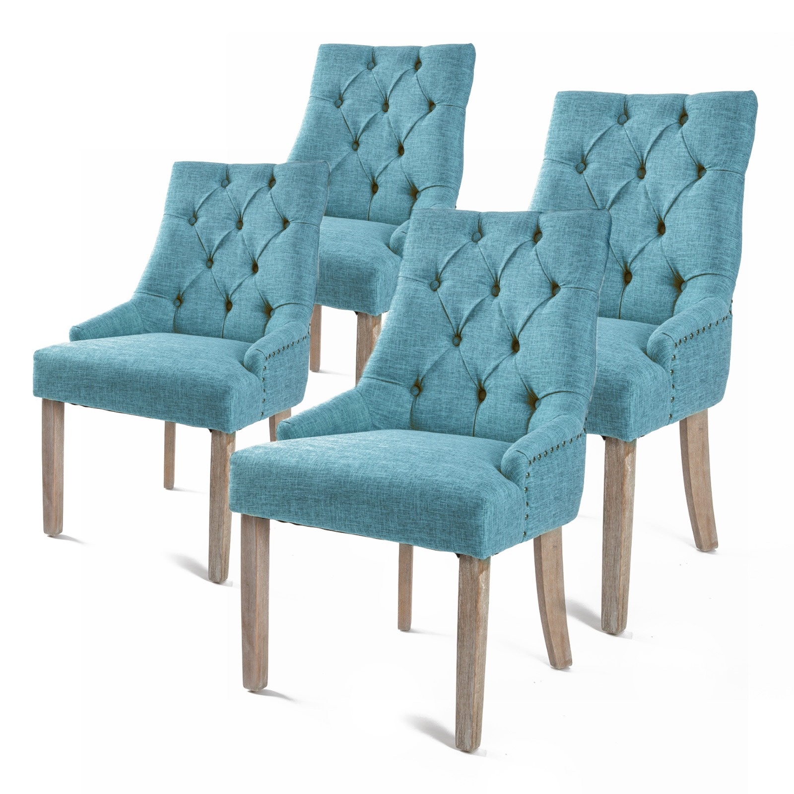 French Provincial Dining Chair Oak Leg Amour Blue 4 Pack – Auz Sales Online French Provincial Dining Chair Oak Leg Amour Blue 4 Pack Dining Set Layout