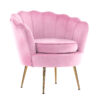 Pink Velvet Armchair