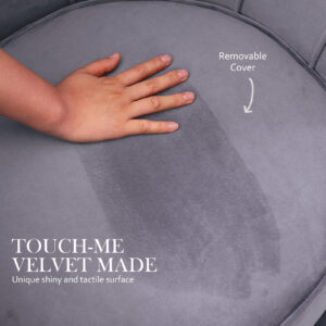 Velvet Shell Armchair