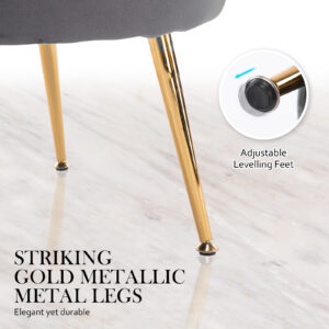 Velvet Shell Armchair