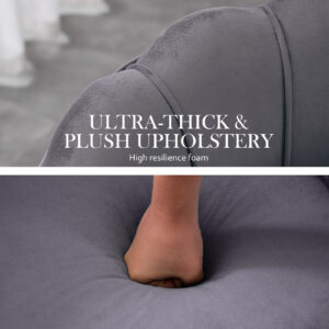 Velvet Shell Armchair