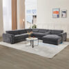 Grey Colour Corner Sofa Chaise Premium Fabric Electric Recliner With Manual Headrest Cup-Holder Charging Point Lighting – Auz Sales Online Grey Colour Corner Sofa Chaise Premium Fabric Electric Recliner With Manual Headrest Cup-Holder Charging Point Lighting Product Image Auz Sales Online