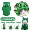 Warm Hooded Cartoon Frog Pet Clothes For Dogs And Cats Autumn Winter Vest - Xl – Auz Sales Online Warm Hooded Cartoon Frog Pet Clothes For Dogs And Cats Autumn Winter Vest - Xl Product Image Auz Sales Online